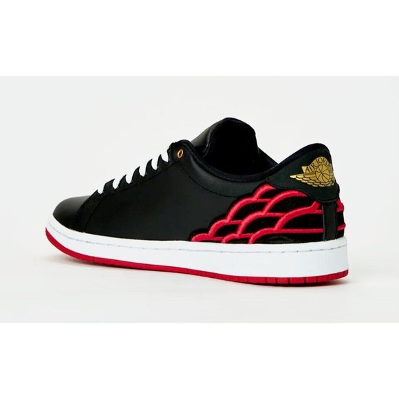 Nike Air Jordan 1 Centre Court Sneakers Shoes Black DQ8577-001 - Picture 5 of 11